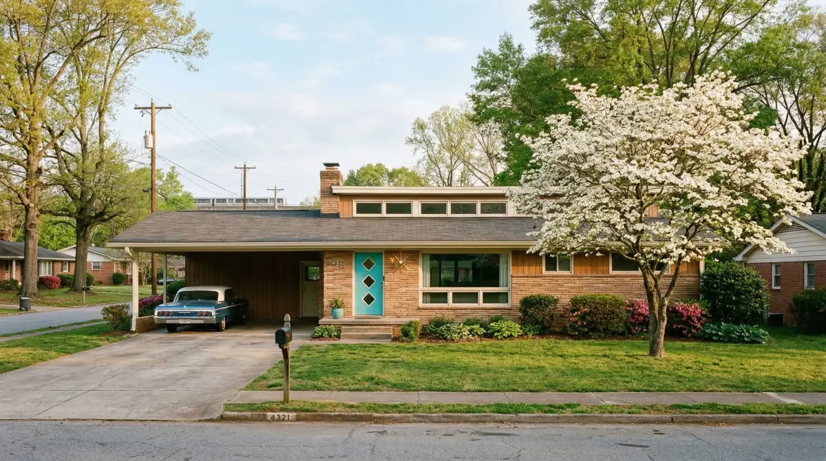 Mid-century ranch home in Doraville, GA with electrical upgrades by JD Works Electrical