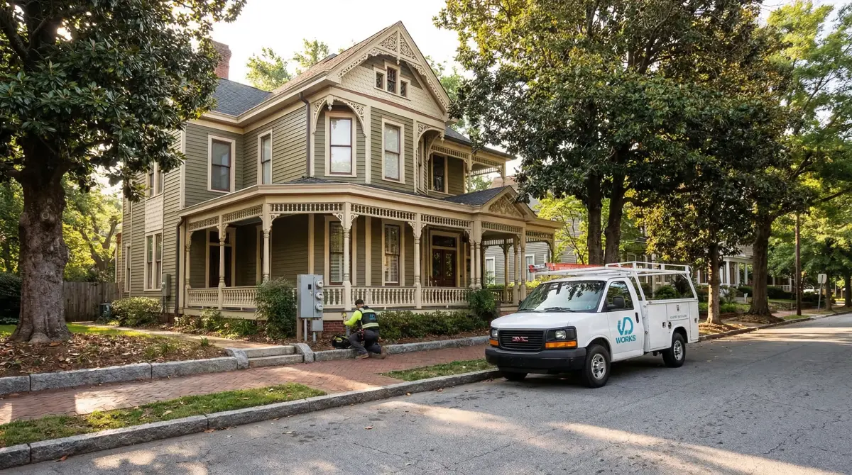 Residential property in Inman Park Atlanta served by JD Works Electrical