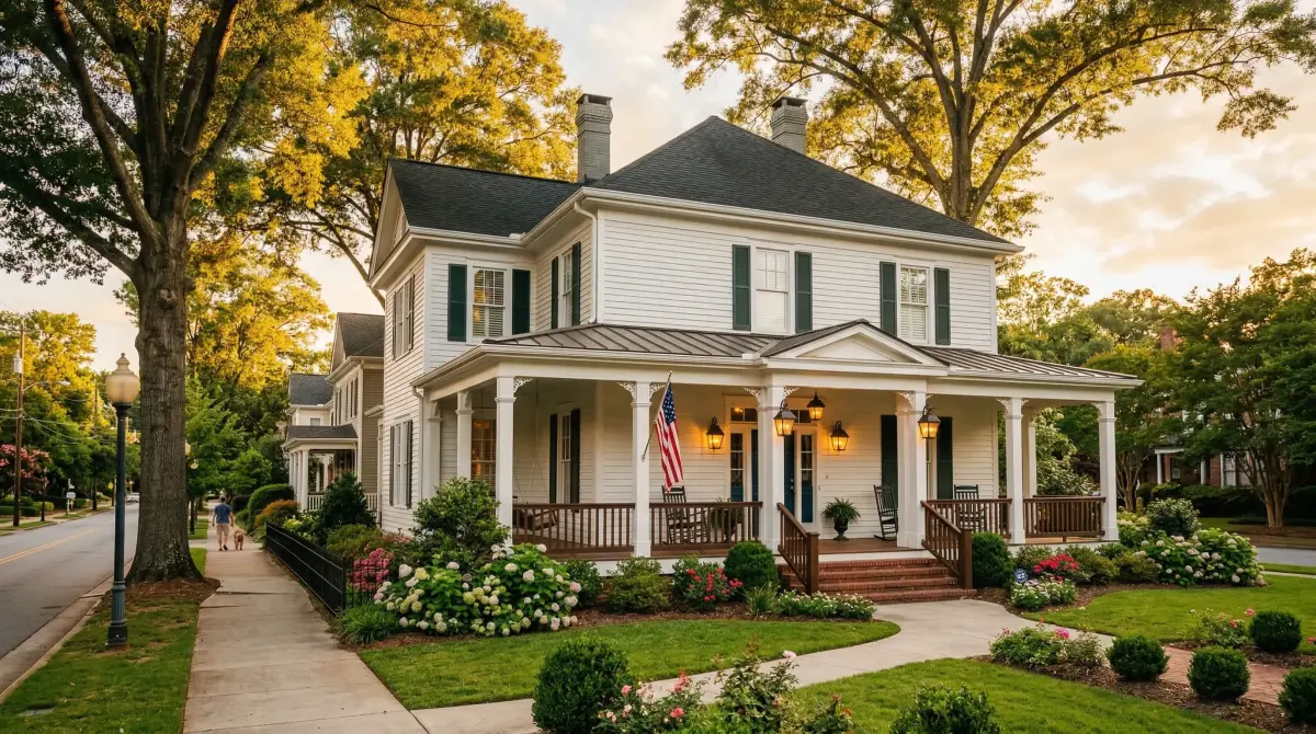 Traditional home near Marietta Square, GA served by JD Works Electrical
