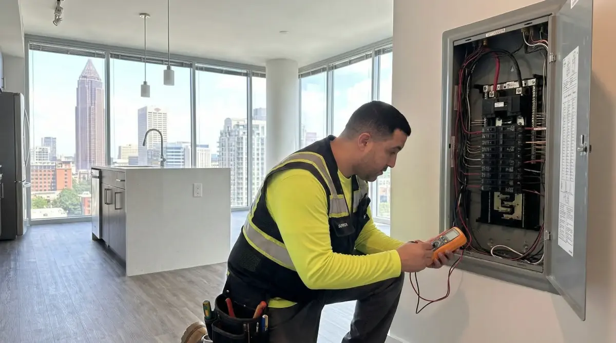 Residential property in Midtown Atlanta served by JD Works Electrical