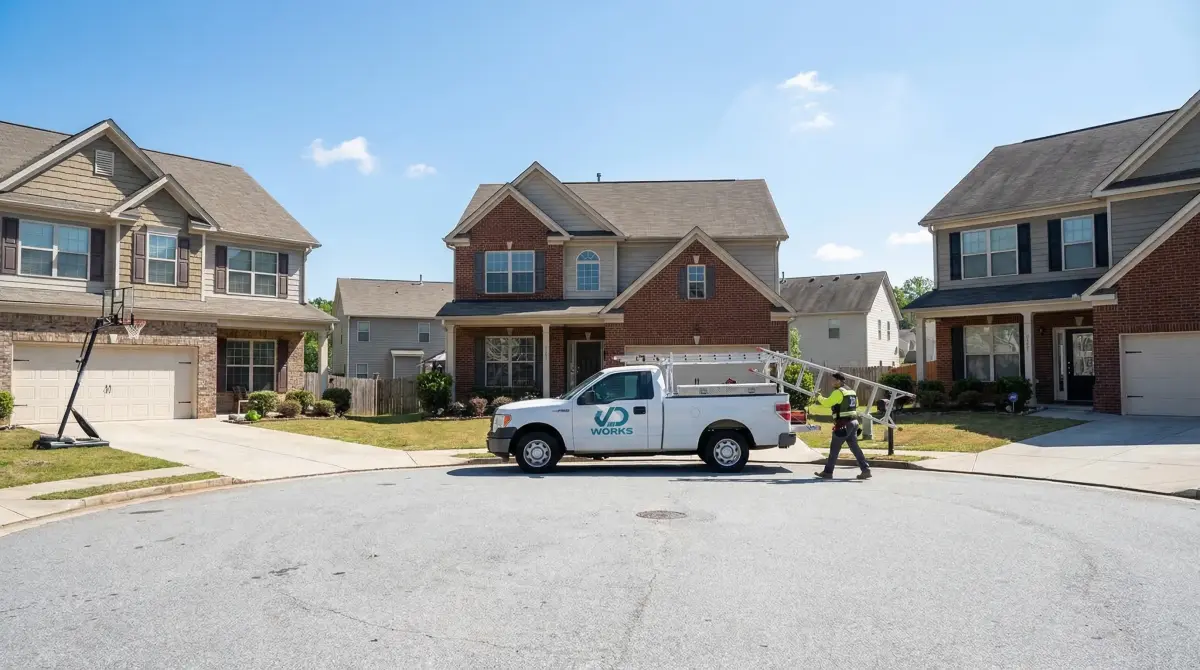 Residential property in Chamblee served by JD Works Electrical