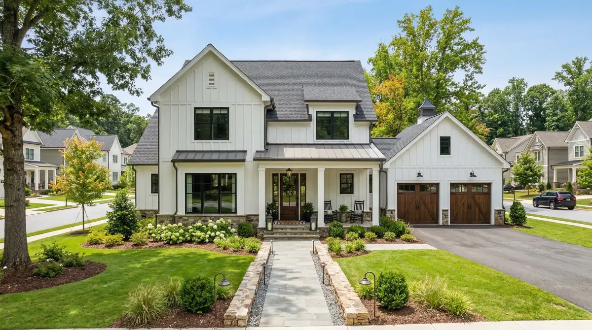 Farmhouse-style home in Roswell, GA served by JD Works Electrical