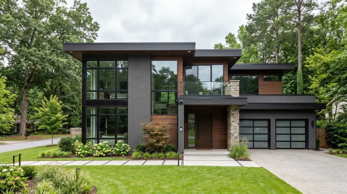 Modern home in Sandy Springs, GA served by JD Works Electrical