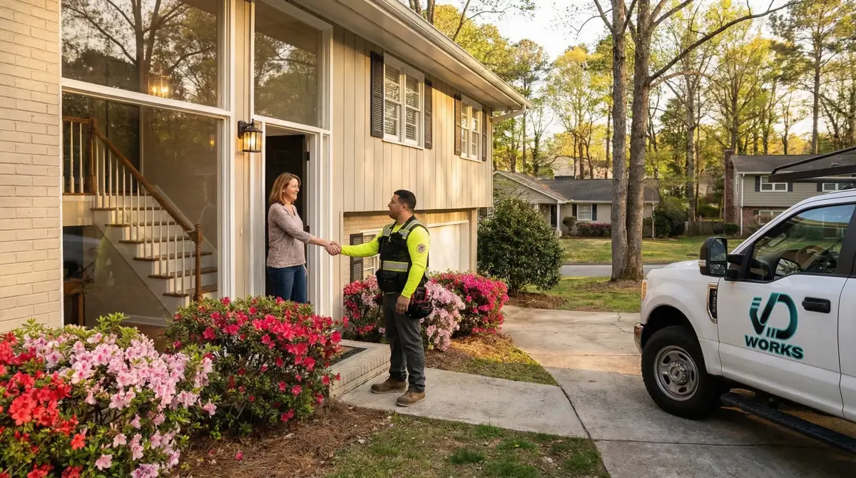 Residential property in Alpharetta served by JD Works Electrical