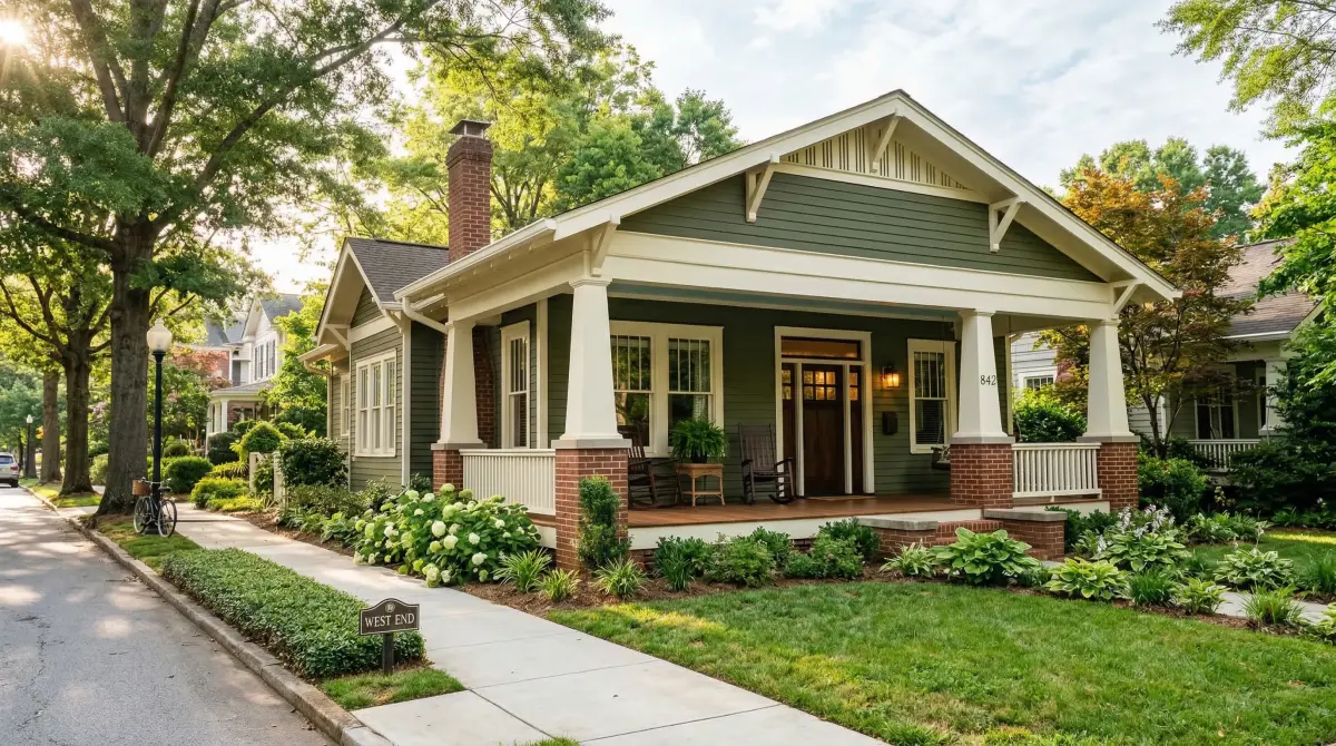 West End Atlanta craftsman home with electrical service by JD Works Electrical